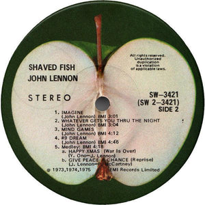 John Lennon - Shaved Fish 1975 - Quarantunes