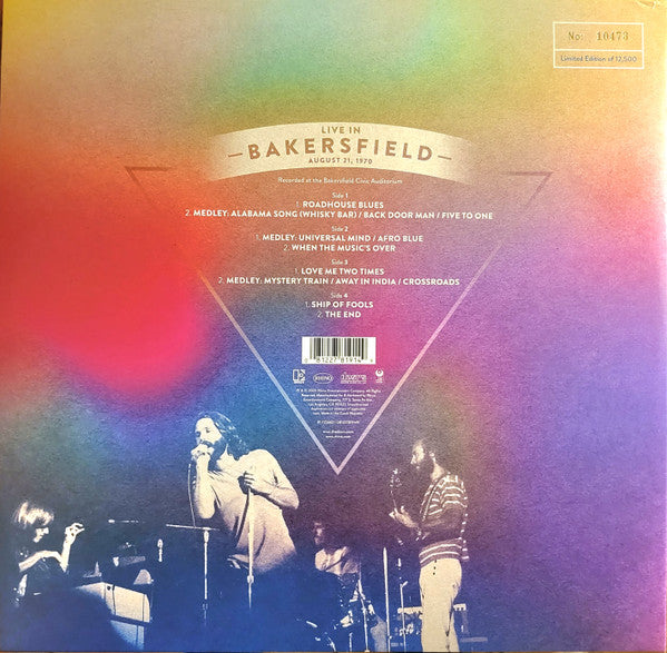 The Doors - Live In Bakersfield, August 21, 1970