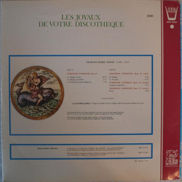Charles-Marie Widor|Louis Robilliard - , Oeuvres Pour Orgue 1978 - Quarantunes