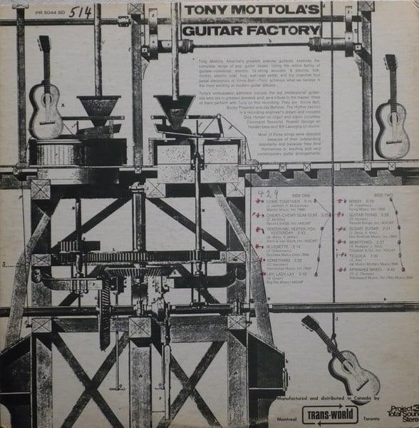 Tony Mottola - Tony Mottola's Guitar Factory 1970 - Quarantunes