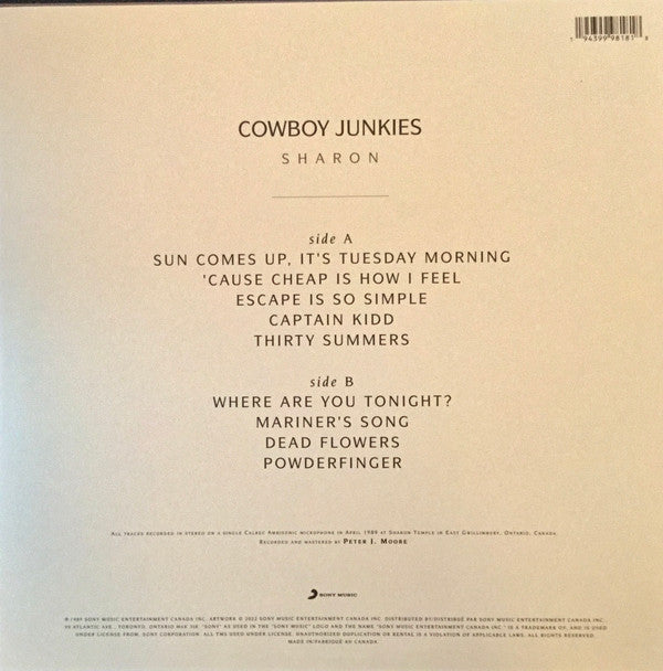 Cowboy Junkies - Sharon