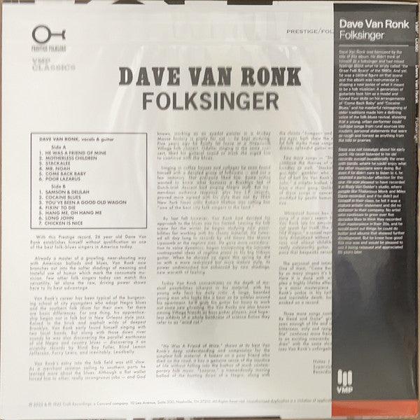 Dave Van Ronk - Folksinger - 2023 - Quarantunes