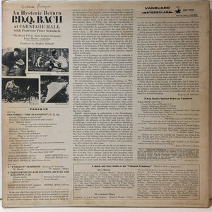 The Royal P.D.Q. Bach Festival Orchestra - An Hysteric Return - P.D.Q. Bach At Carnegie Hall