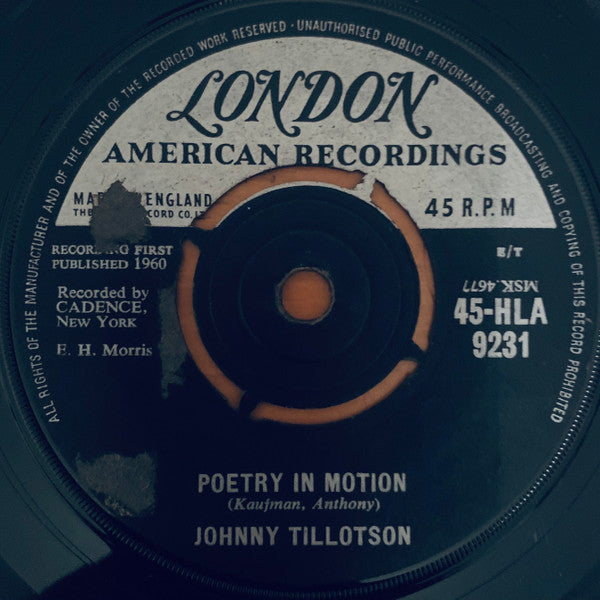 Johnny Tillotson - Poetry In Motion