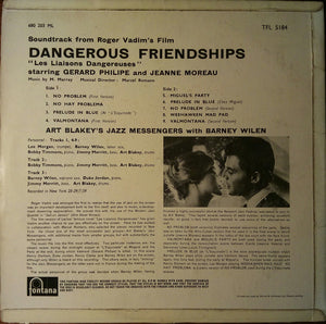 Art Blakey & The Jazz Messengers - Soundtrack From The Film 'Dangerous Friendships' - Les Liaisons Dangereuses