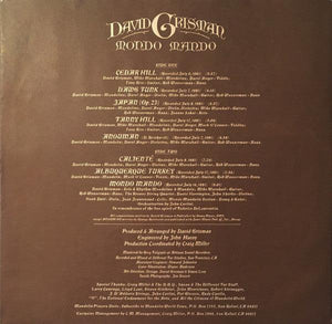 David Grisman - Mondo Mando 1981 - Quarantunes