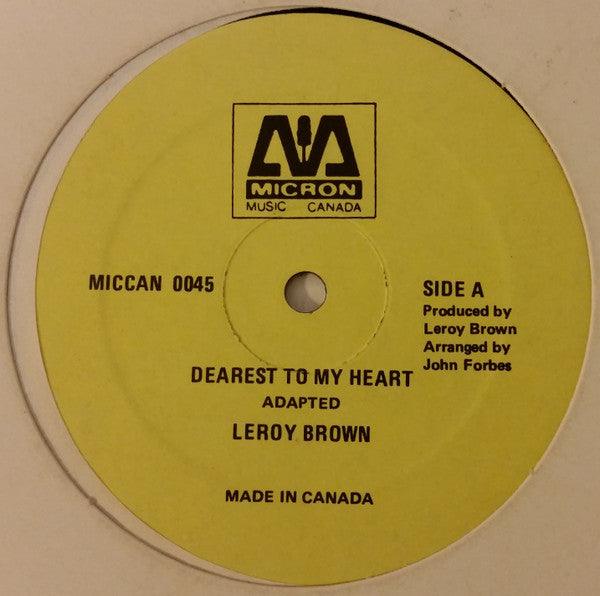 Leroy Brown - Dearest To My Heart (12") - Quarantunes