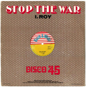 Carlton Patterson|King Tubby's|I-Roy - Wash Wash / Stop The War (12") - Quarantunes