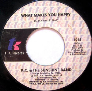 KC & The Sunshine Band - That's The Way (I Like It) / What Makes You Happy - 1975 - Quarantunes