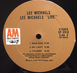 Lee Michaels - Live (2 x LP) 1973 - Quarantunes