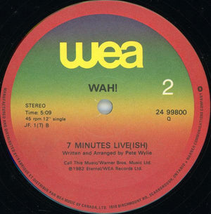 Wah! - The Story Of The Blues - 1982 - Quarantunes