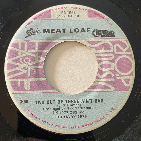 Meat Loaf - Two Out Of Three Ain't Bad