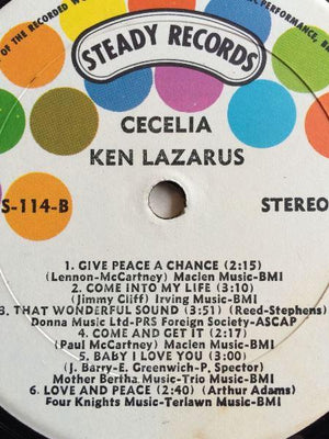 Ken Lazarus - Cecelia 1970 - Quarantunes