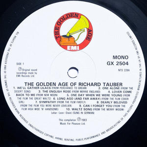 Richard Tauber - The Golden Age Of Richard Tauber - 1983 - Quarantunes