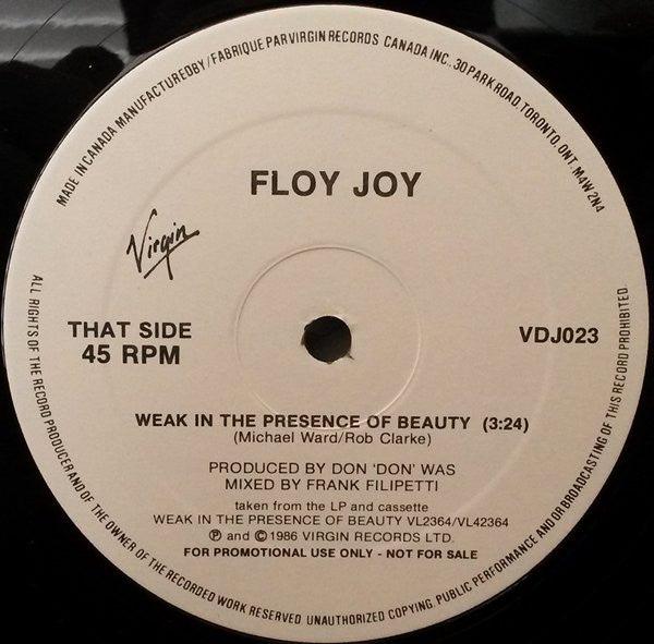 Floy Joy - Weak In The Presence Of Beauty (12") 1986 - Quarantunes