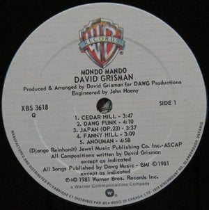 David Grisman - Mondo Mando 1981 - Quarantunes