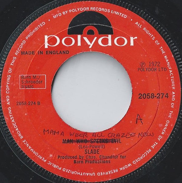 Slade - Mama Weer All Crazee Now