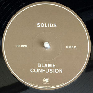 Solids - Blame Confusion 2014 - Quarantunes