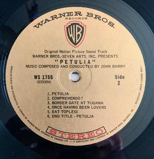 John Barry - Petulia (Original Motion Picture Soundtrack) 1968 - Quarantunes