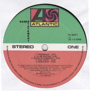 Bankstatement - Bankstatement 1989 - Quarantunes