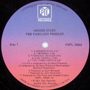 Fabulous Poodles - Mirror Stars 1978 - Quarantunes