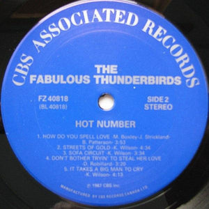 The Fabulous Thunderbirds - Hot Number (sealed) 1987 - Quarantunes