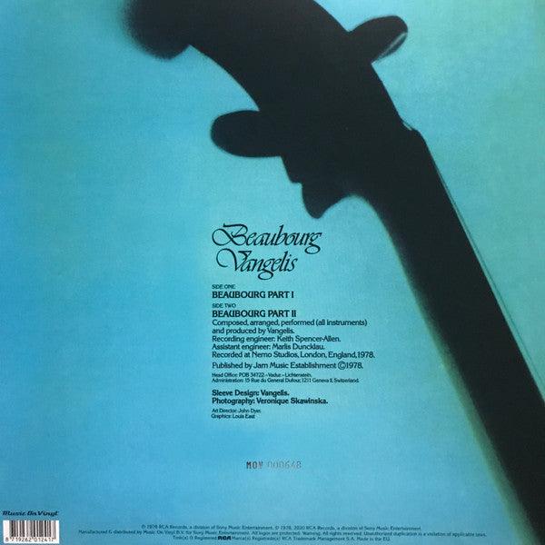 Vangelis - Beaubourg (numbered, ltd) 2020 - Quarantunes