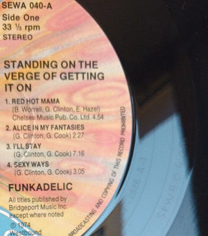 Funkadelic - Standing On The Verge Of Getting It On - Quarantunes