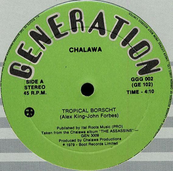 Chalawa - Tropical Borscht / Taxi De Paris 1979 - Quarantunes