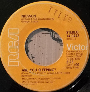 Nilsson - Me And My Arrow / Are You Sleeping? 1971 - Quarantunes