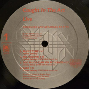 Styx - Caught In The Act Live 1984 - Quarantunes