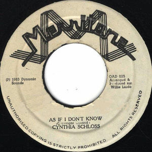 Cynthia Schloss - As If I Don't Know 1983 - Quarantunes