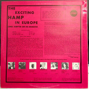 Lionel Hampton And His Orchestra - The Exciting Hamp In Europe In Person