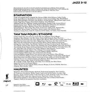 Starvation - Tam Tam Pour L'Éthiopie / Haunted 1985 - Quarantunes