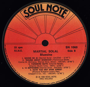 Martial Solal - Bluesine 1983 - Quarantunes
