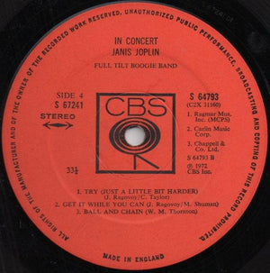 Janis Joplin - Joplin In Concert - Quarantunes