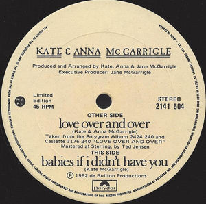 Kate & Anna McGarrigle - Love Over And Over - Quarantunes