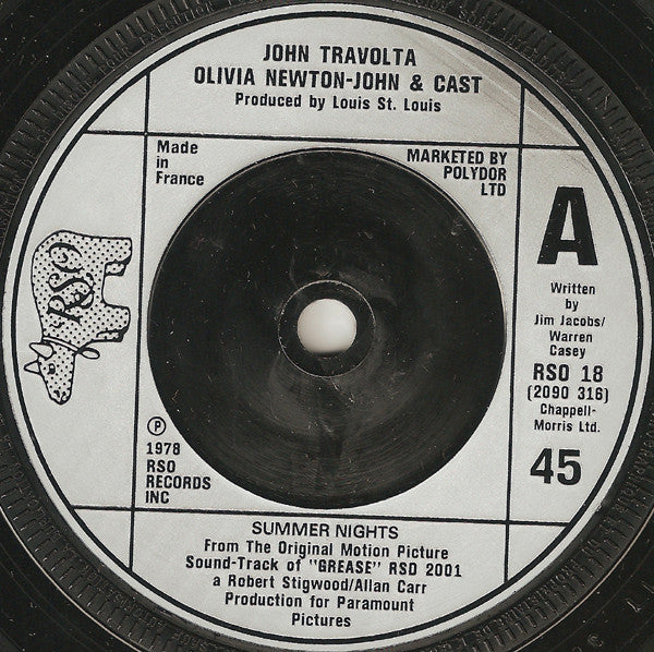 John Travolta - Summer Nights / Rock 'n' Roll Party Queen