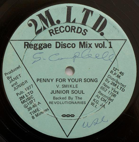 Junior Soul - Penny For Your Song / Penny Dub (12") 1977 - Quarantunes