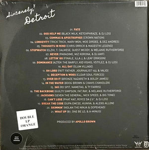 Apollo Brown - Sincerely, Detroit 2022 - Quarantunes