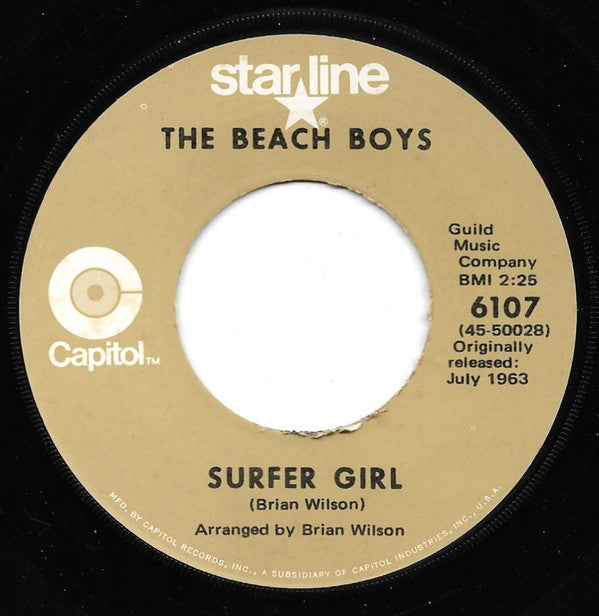 The Beach Boys - Surfer Girl / Little Deuce Coupe