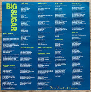 Big Sugar - Five Hundred Pounds 2021 - Quarantunes