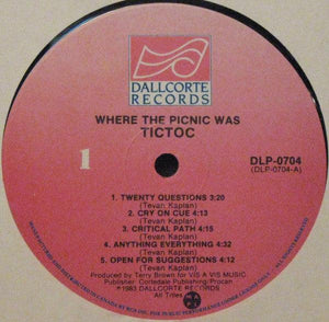 Tictoc - Where The Picnic Was 1983 - Quarantunes
