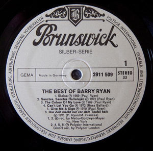Barry Ryan - The Best Of Barry Ryan 1973 - Quarantunes