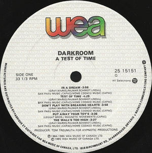 Darkroom - A Test Of Time 1985 - Quarantunes