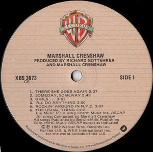 Marshall Crenshaw - Marshall Crenshaw 1982 - Quarantunes