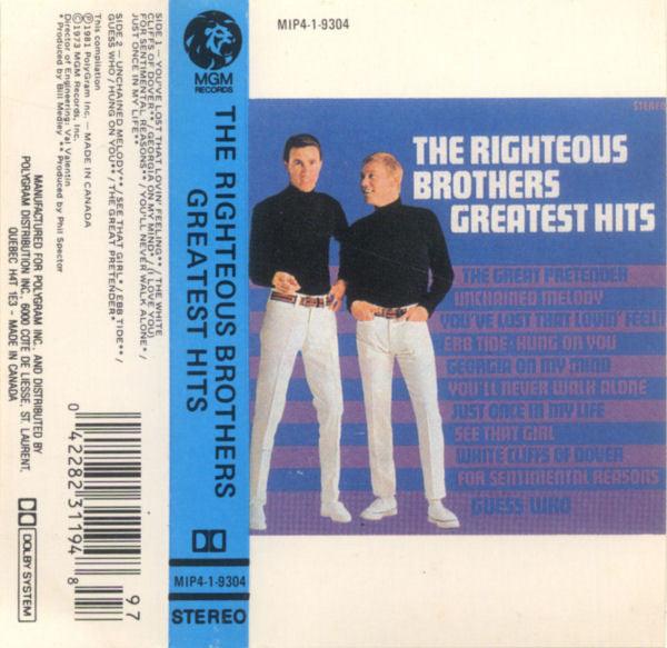 The Righteous Brothers - The Righteous Brothers Greatest Hits - Quarantunes