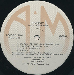 Rick Wakeman - Rhapsodies (2 x LP) 1979 - Quarantunes