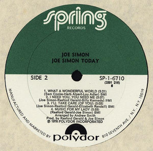 Joe Simon - Today 1976 - Quarantunes