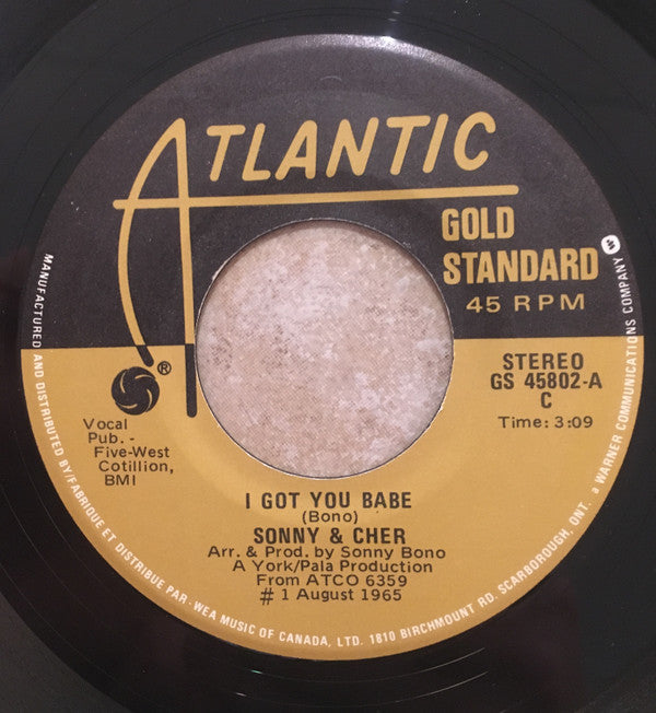 Sonny & Cher - I Got You Babe